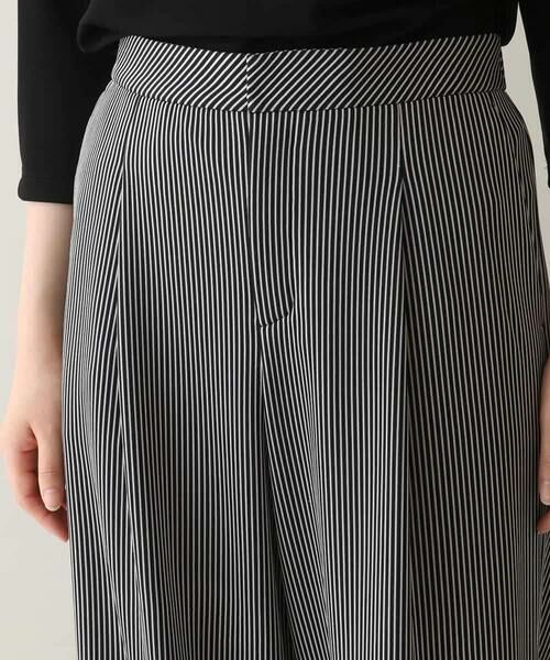 HIROKO KOSHINO / ヒロココシノ その他パンツ | ストライプジャージーシルエットパンツ /日本製/洗える | 詳細3