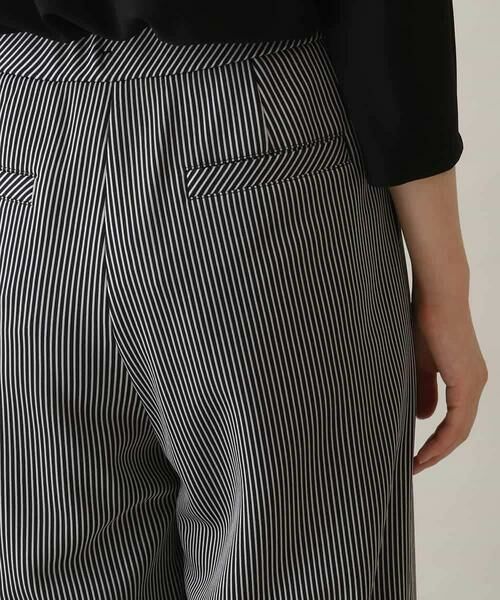 HIROKO KOSHINO / ヒロココシノ その他パンツ | ストライプジャージーシルエットパンツ /日本製/洗える | 詳細5