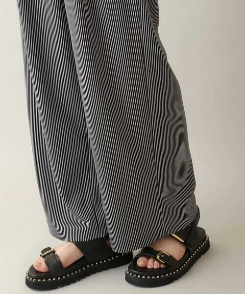 HIROKO KOSHINO / ヒロココシノ その他パンツ | ストライプジャージーシルエットパンツ /日本製/洗える | 詳細6