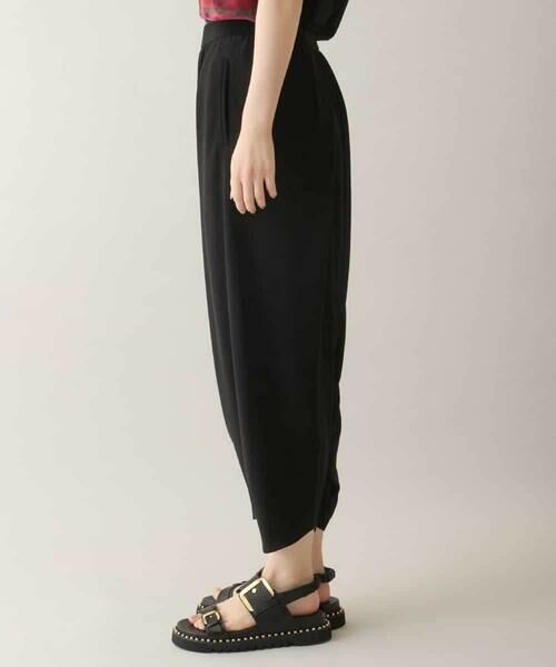 HIROKO KOSHINO / ヒロココシノ チノ・ワークパンツ | ドライポンチサルエルパンツ /日本製/洗える | 詳細1