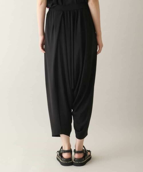 HIROKO KOSHINO / ヒロココシノ チノ・ワークパンツ | ドライポンチサルエルパンツ /日本製/洗える | 詳細2