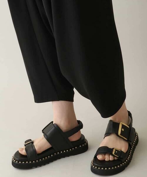 HIROKO KOSHINO / ヒロココシノ チノ・ワークパンツ | ドライポンチサルエルパンツ /日本製/洗える | 詳細7