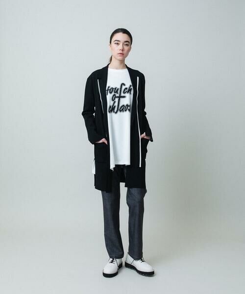 HIROKO KOSHINO / ヒロココシノ カーディガン・ボレロ | モノトーンニットカーディガン /日本製 | 詳細12