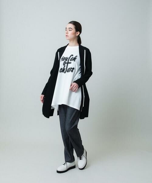 HIROKO KOSHINO / ヒロココシノ カーディガン・ボレロ | モノトーンニットカーディガン /日本製 | 詳細13