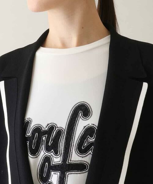 HIROKO KOSHINO / ヒロココシノ カーディガン・ボレロ | モノトーンニットカーディガン /日本製 | 詳細4
