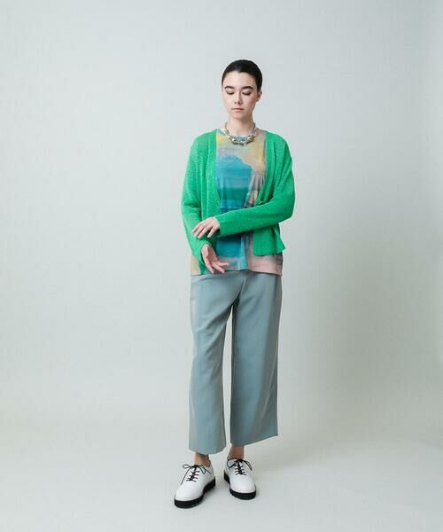 HIROKO KOSHINO / ヒロココシノ カーディガン・ボレロ | テープヤーンニットカーディガン /日本製/洗える | 詳細11