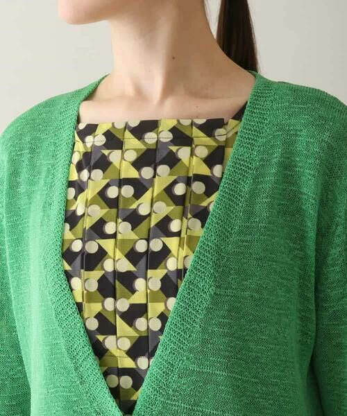 HIROKO KOSHINO / ヒロココシノ カーディガン・ボレロ | テープヤーンニットカーディガン /日本製/洗える | 詳細3