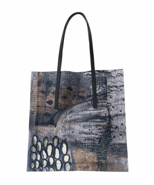 HIROKO KOSHINO / ヒロココシノ トートバッグ | アートプリントスクエアトートバッグ /日本製 | 詳細1