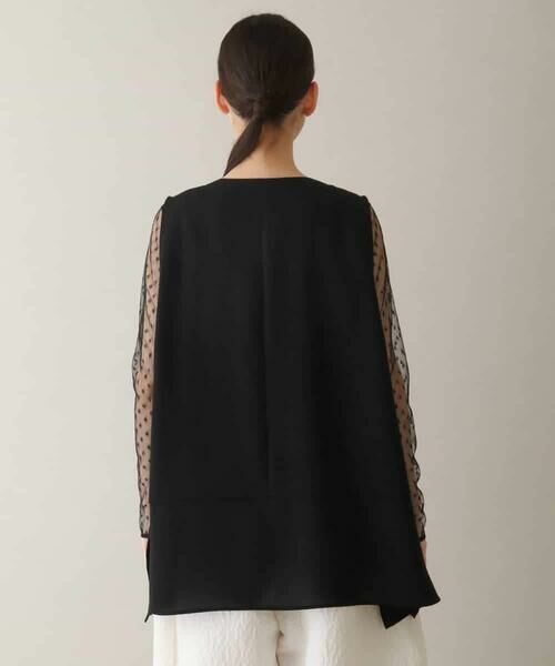 HIROKO KOSHINO / ヒロココシノ ベスト | Vカットプルオーバージレ/日本製 | 詳細2