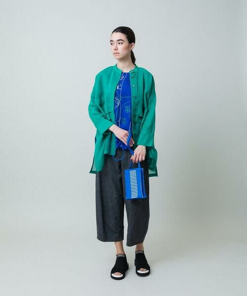 HIROKO KOSHINO / ヒロココシノ シャツ・ブラウス | ソフトオーガンジータックブラウス /洗える | 詳細10