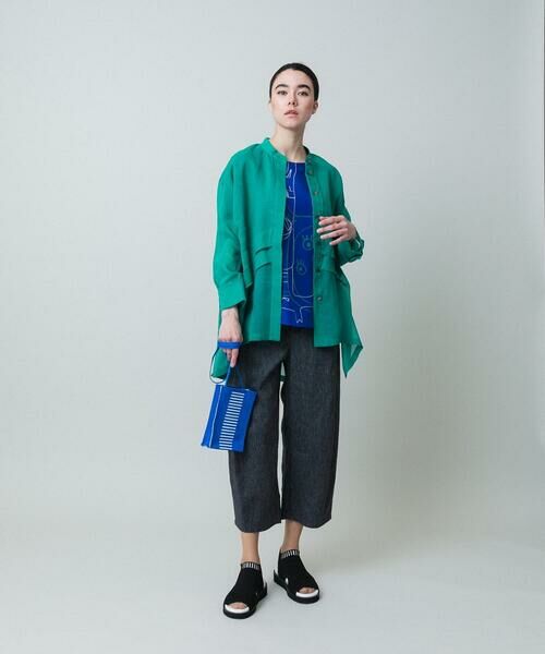 HIROKO KOSHINO / ヒロココシノ シャツ・ブラウス | ソフトオーガンジータックブラウス /洗える | 詳細11