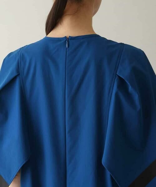 HIROKO KOSHINO / ヒロココシノ ロング・マキシ丈ワンピース | ラッフル袖タフタワンピース /洗える | 詳細5