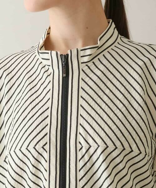 HIROKO KOSHINO / ヒロココシノ ロング・マキシ丈ワンピース | ウエストドロストストライプワンピース /洗える | 詳細5