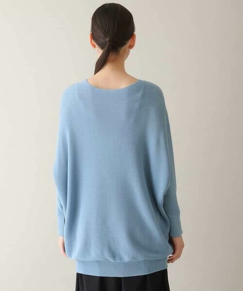 HIROKO KOSHINO / ヒロココシノ ニット・セーター | バイカラーホールガーメントドルマンニット /日本製/洗える | 詳細2