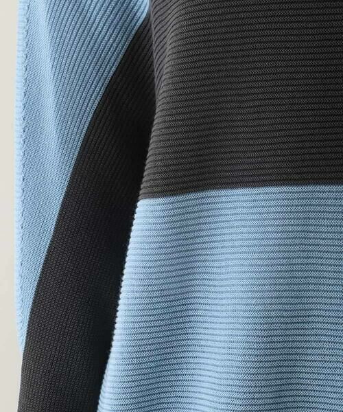 HIROKO KOSHINO / ヒロココシノ ニット・セーター | バイカラーホールガーメントドルマンニット /日本製/洗える | 詳細7