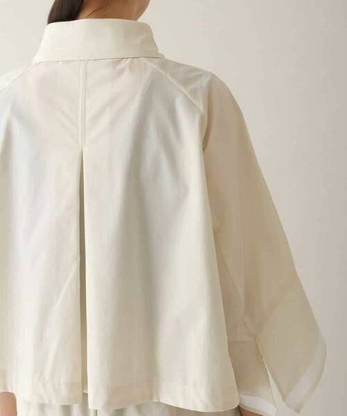 HIROKO KOSHINO / ヒロココシノ シャツ・ブラウス | ラインテープタフタシャツ/洗える | 詳細5