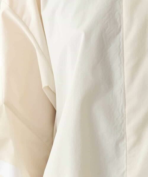 HIROKO KOSHINO / ヒロココシノ シャツ・ブラウス | ラインテープタフタシャツ/洗える | 詳細9