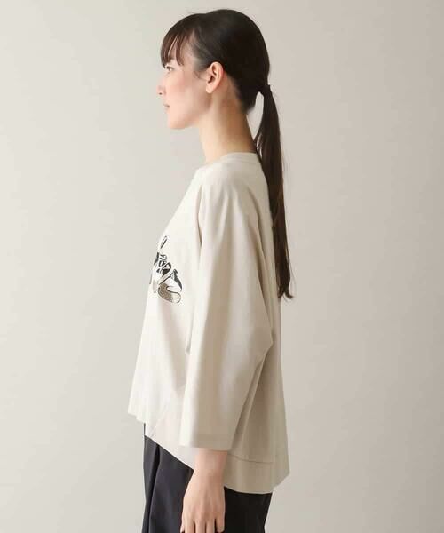 HIROKO KOSHINO / ヒロココシノ カットソー | スパンコール刺繍デザインプルオーバー /日本製/洗える | 詳細1