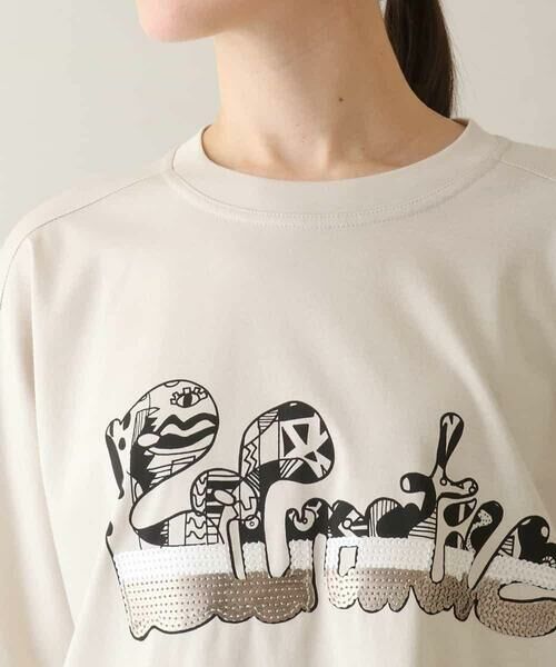 HIROKO KOSHINO / ヒロココシノ カットソー | スパンコール刺繍デザインプルオーバー /日本製/洗える | 詳細3