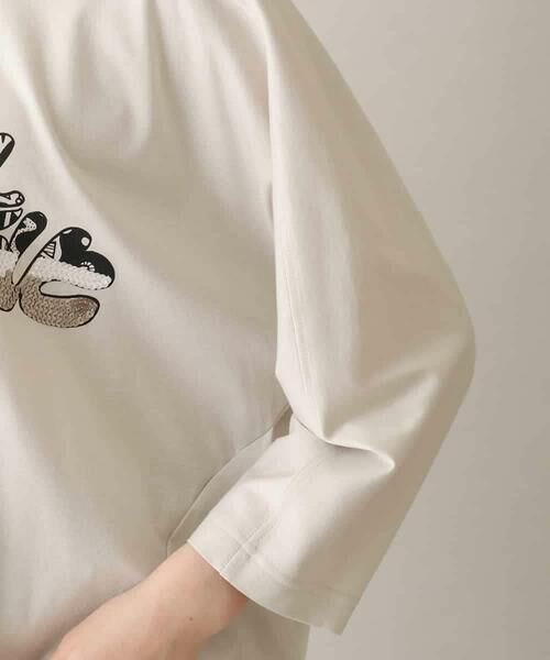 HIROKO KOSHINO / ヒロココシノ カットソー | スパンコール刺繍デザインプルオーバー /日本製/洗える | 詳細5