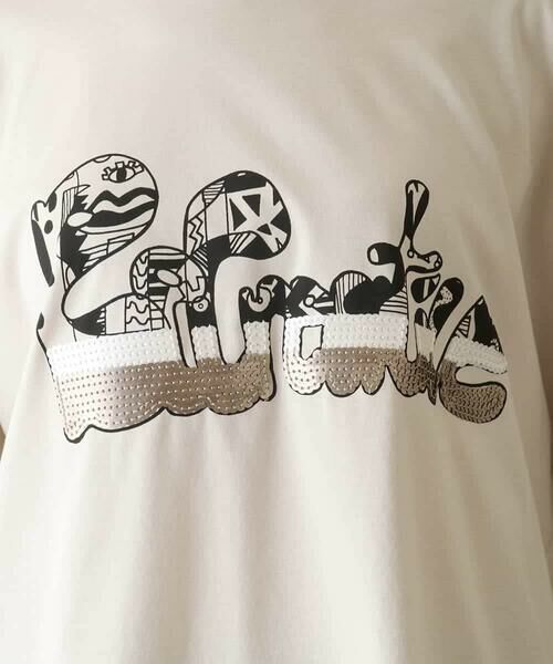 HIROKO KOSHINO / ヒロココシノ カットソー | スパンコール刺繍デザインプルオーバー /日本製/洗える | 詳細7