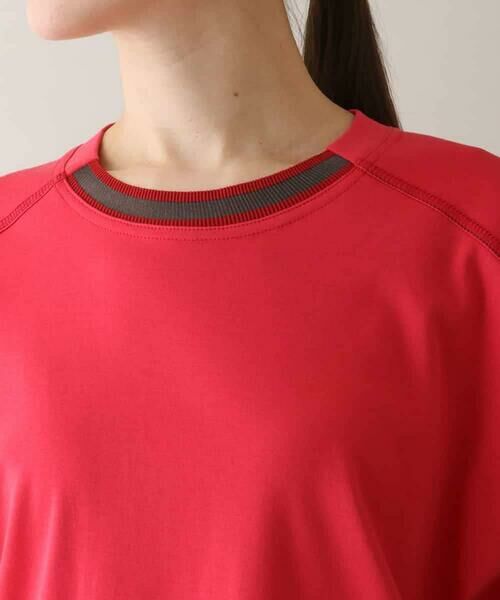 HIROKO KOSHINO / ヒロココシノ カットソー | シアーラインリブラグランカットソー /日本製/洗える | 詳細3