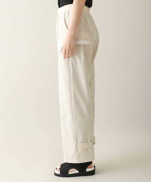 HIROKO KOSHINO / ヒロココシノ チノ・ワークパンツ | ラインテープタフタパンツ /洗える | 詳細2