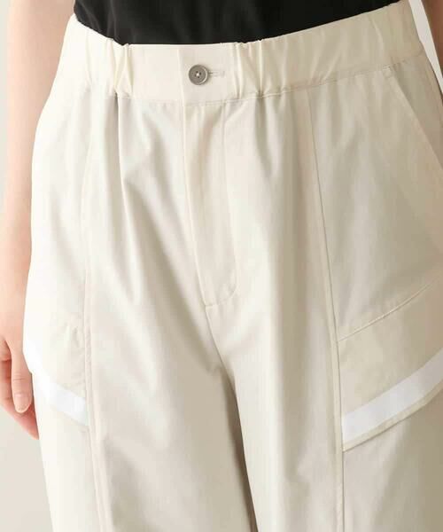 HIROKO KOSHINO / ヒロココシノ チノ・ワークパンツ | ラインテープタフタパンツ /洗える | 詳細4