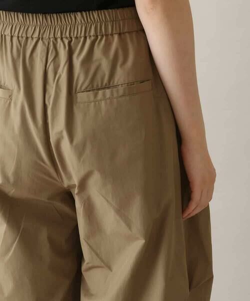 HIROKO KOSHINO / ヒロココシノ チノ・ワークパンツ | サイドタックコクーンシルエットパンツ/洗える | 詳細3