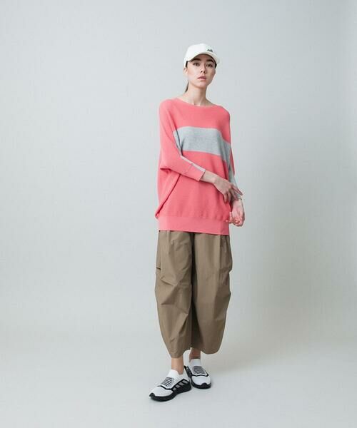 HIROKO KOSHINO / ヒロココシノ チノ・ワークパンツ | サイドタックコクーンシルエットパンツ/洗える | 詳細7