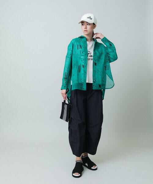 HIROKO KOSHINO / ヒロココシノ チノ・ワークパンツ | サイドタックコクーンシルエットパンツ/洗える | 詳細8