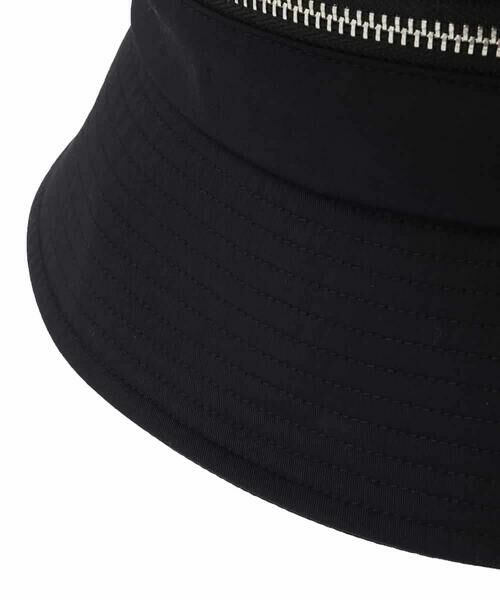 HIROKO KOSHINO / ヒロココシノ キャップ | ZIPPERバケットハット/洗える | 詳細7