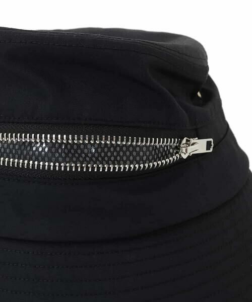 HIROKO KOSHINO / ヒロココシノ キャップ | ZIPPERバケットハット/洗える | 詳細8
