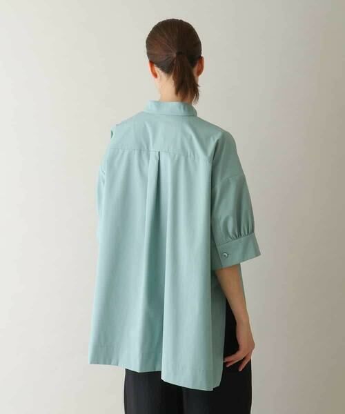 HIROKO KOSHINO / ヒロココシノ シャツ・ブラウス | フラワー刺繍オーバーシルエットブラウス | 詳細2