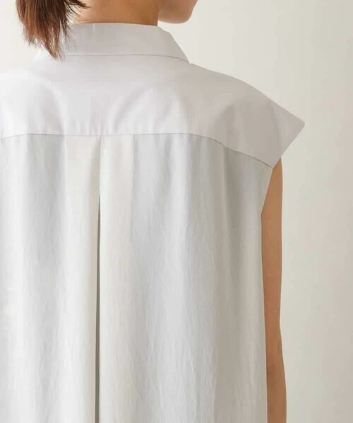 HIROKO KOSHINO / ヒロココシノ ベスト | シフォンブラウスベスト /日本製 | 詳細7