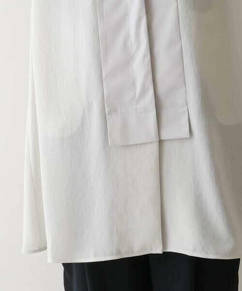 HIROKO KOSHINO / ヒロココシノ ベスト | シフォンブラウスベスト /日本製 | 詳細9