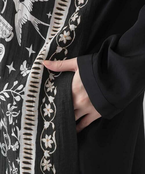 HIROKO KOSHINO / ヒロココシノ シャツ・ブラウス | ボタニカルアートプリントデザインブラウス /日本製 | 詳細6