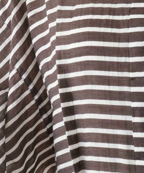 HIROKO KOSHINO / ヒロココシノ ロング・マキシ丈ワンピース | 先染めボーダーサイドフレアワンピース /日本製 | 詳細11