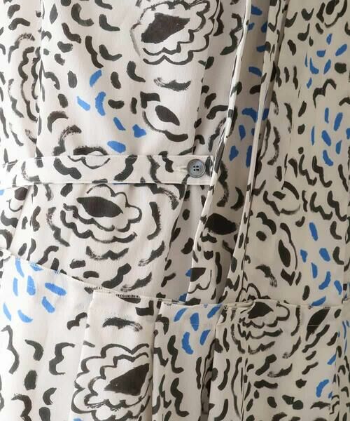 HIROKO KOSHINO / ヒロココシノ ロング・マキシ丈ワンピース | プリーツタック切り替えデザインワンピース /日本製 | 詳細10