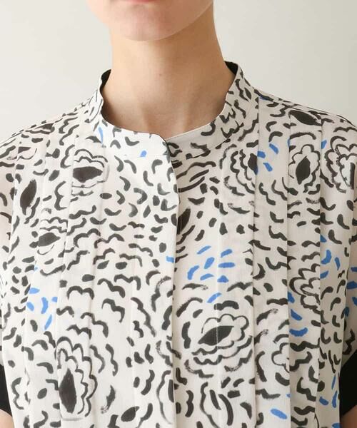 HIROKO KOSHINO / ヒロココシノ ロング・マキシ丈ワンピース | プリーツタック切り替えデザインワンピース /日本製 | 詳細4