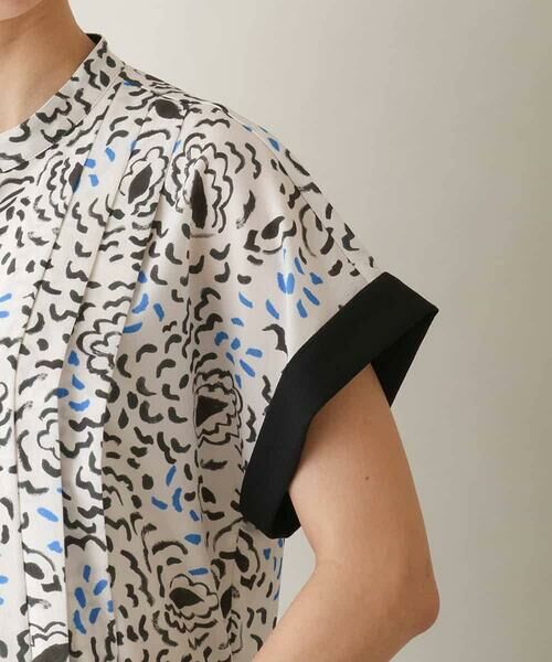 HIROKO KOSHINO / ヒロココシノ ロング・マキシ丈ワンピース | プリーツタック切り替えデザインワンピース /日本製 | 詳細6