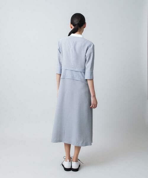 HIROKO KOSHINO / ヒロココシノ ロング・マキシ丈ワンピース | 切り替えデザインストライプワンピース /日本製 | 詳細2