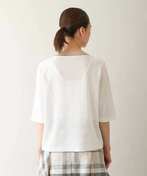 HIROKO KOSHINO / ヒロココシノ ニット・セーター | アートフラワーデザインニットプルオーバー | 詳細2