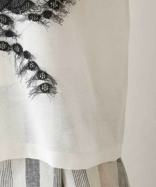 HIROKO KOSHINO / ヒロココシノ ニット・セーター | アートフラワーデザインニットプルオーバー | 詳細6