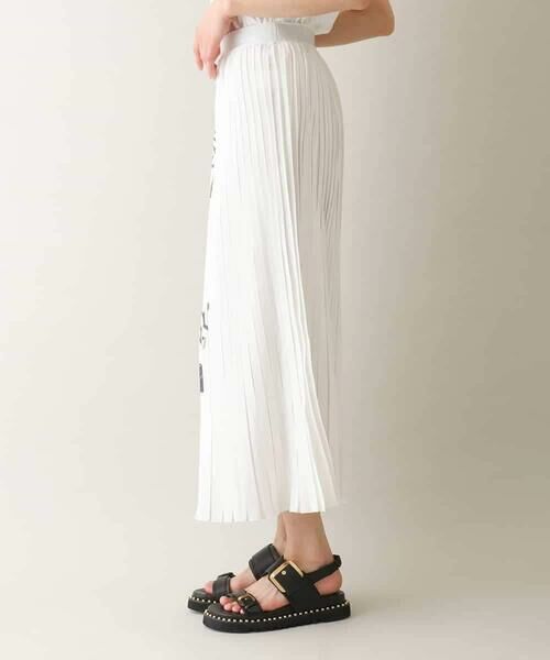 HIROKO KOSHINO / ヒロココシノ ロング・マキシ丈スカート | フラワーモチーフプリーツスカート /日本製/洗える | 詳細1