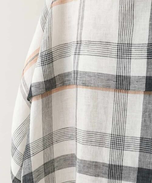 HIROKO KOSHINO / ヒロココシノ ロング・マキシ丈スカート | 先染めチェックリネンスカート /日本製 | 詳細6