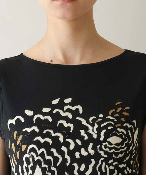 HIROKO KOSHINO / ヒロココシノ カットソー | ベア天竺アートプリントプルオーバー /日本製/洗える | 詳細3