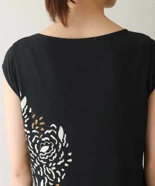 HIROKO KOSHINO / ヒロココシノ カットソー | ベア天竺アートプリントプルオーバー /日本製/洗える | 詳細4