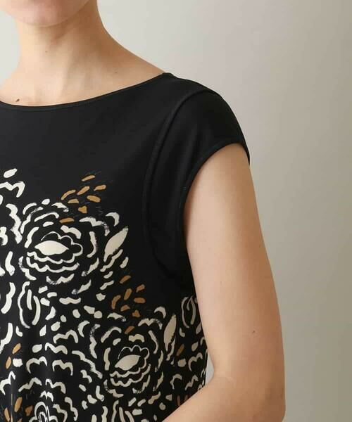 HIROKO KOSHINO / ヒロココシノ カットソー | ベア天竺アートプリントプルオーバー /日本製/洗える | 詳細5