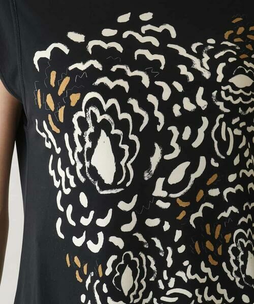 HIROKO KOSHINO / ヒロココシノ カットソー | ベア天竺アートプリントプルオーバー /日本製/洗える | 詳細7